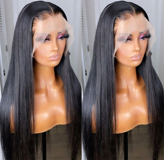 Straight Long Hair HD Frontal Wig