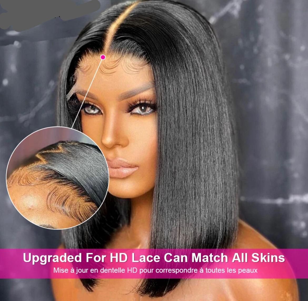 HD Lace Frontal Straight Bob Wig